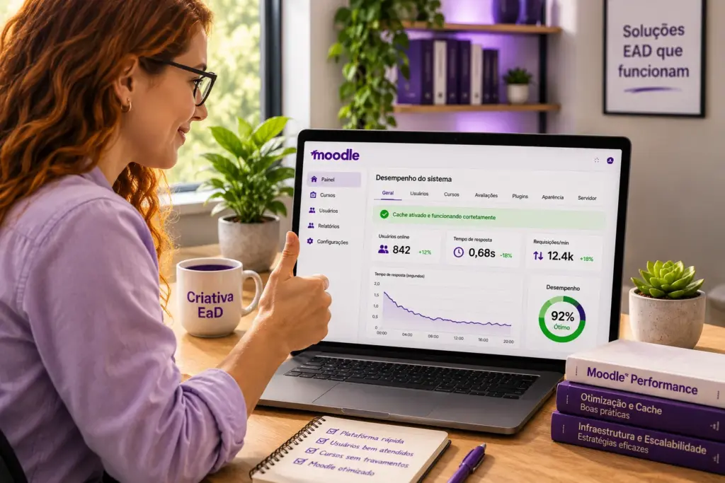 Como melhorar o desempenho de um Moodle™ lento?